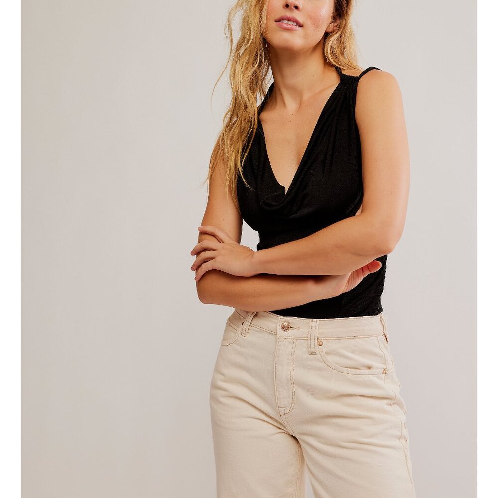 Free People First Choice Bodysuit / Black View 2